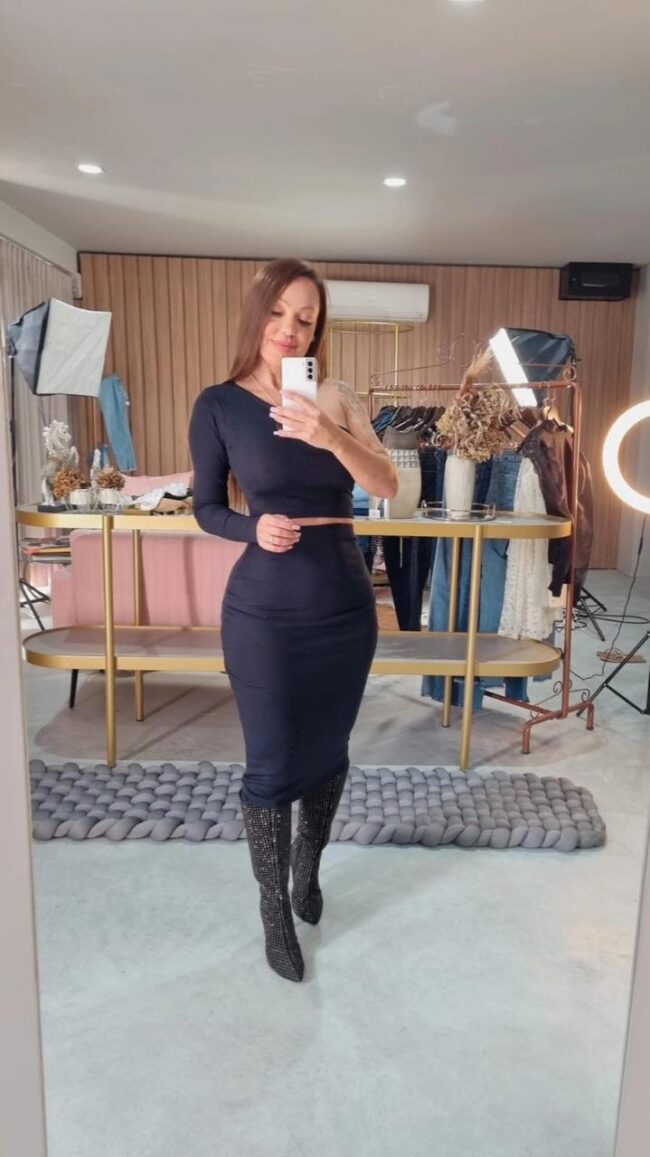Vestido Serena Preto - Lady Lú Denim